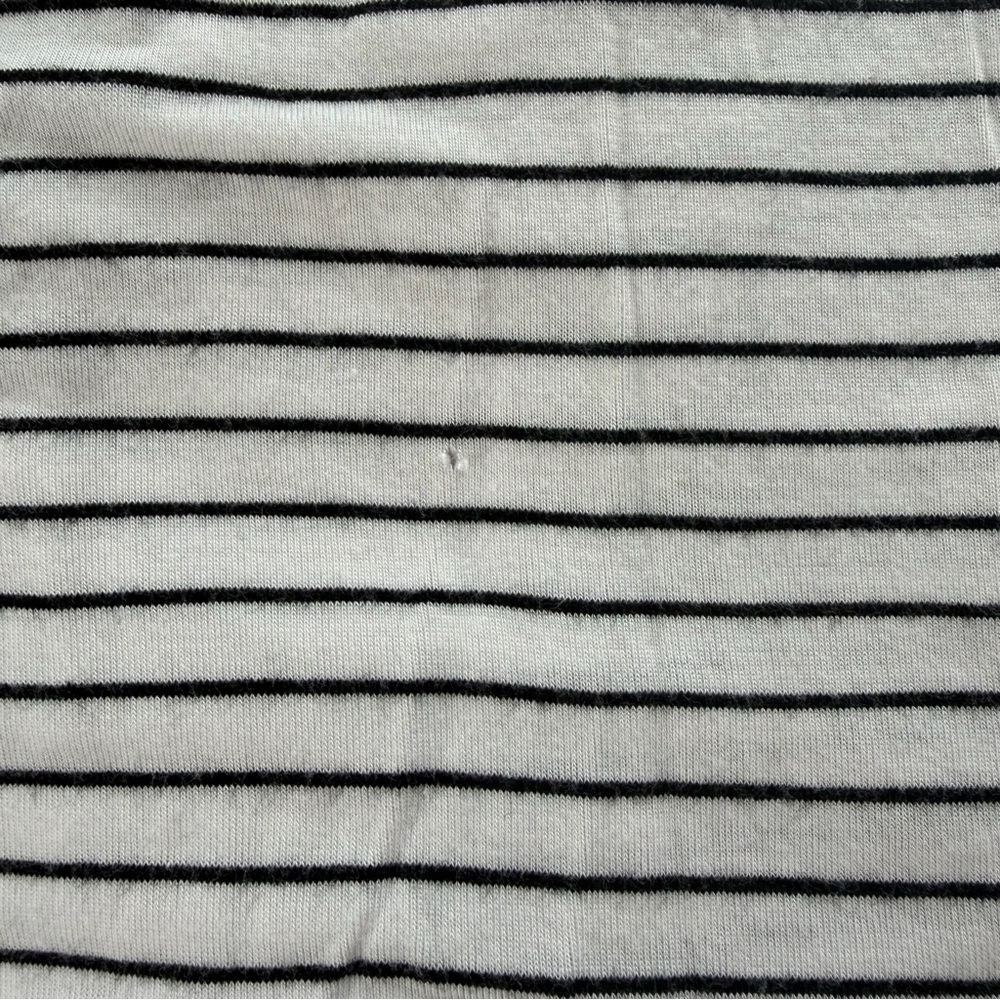 H.I.P Women's Size Small Red White Striped Pocket Scoop Neckline Tee Shirt - Picture 7 of 7
